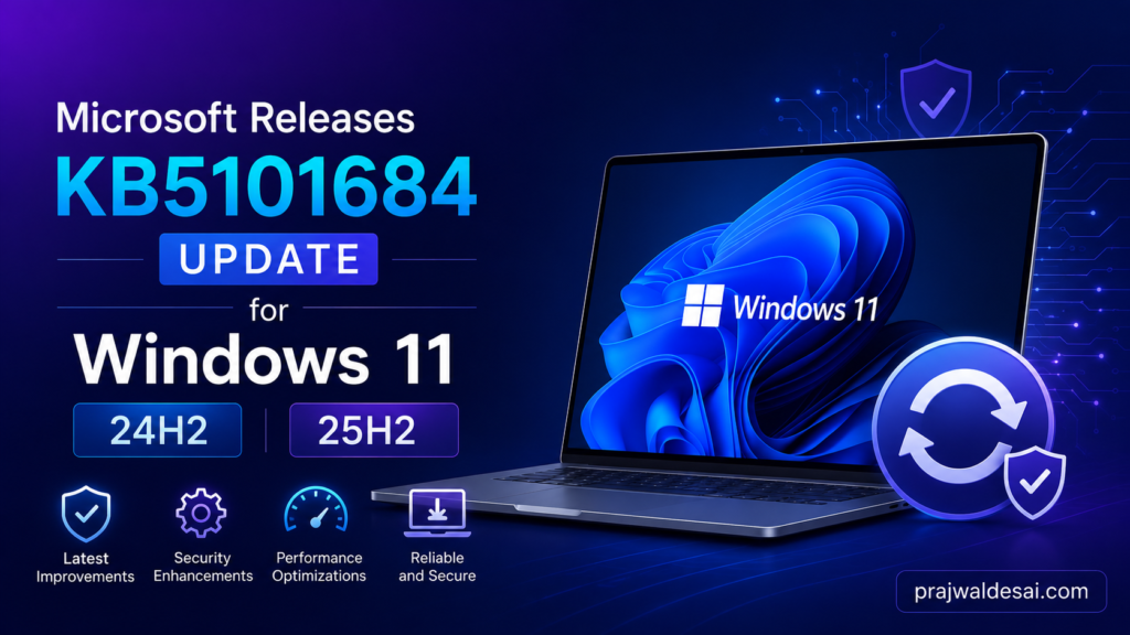 KB5101684 Update for Windows 11 24H2 and 25H2