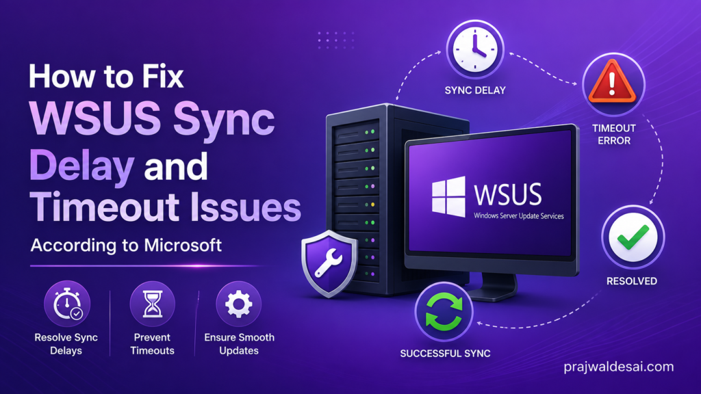 Microsoft Shares Fix for WSUS Sync Delays and Timeout Issues