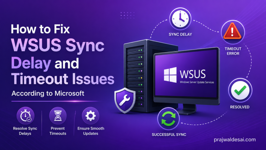 Microsoft Shares Fix for WSUS Sync Delays and Timeout Issues